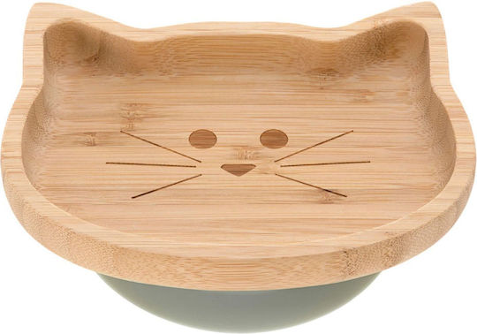 Laessig Bamboo-Wood Platter Little Chums Cat din bambus Maro 1310028108