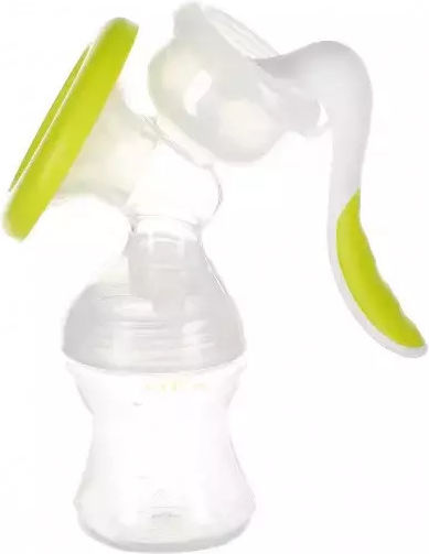 Cangaroo Manual Single Breast Pump Snowdrop BPA Free Green