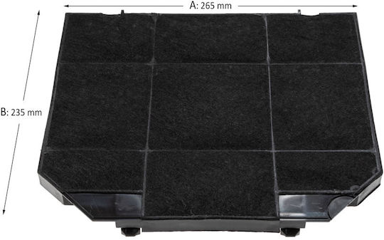 Ariston C00081380 Aktivkohlefilter Ersatzteil Für Ventilhauben Zubehör Kompatibel Mit Ariston 26,5x23,5cm