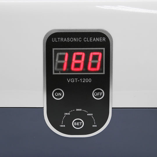 VGT-1200/1200H Καθαριστής Υπερήχων 1.3lt με Ψηφιακό Χρονοδιακόπτη