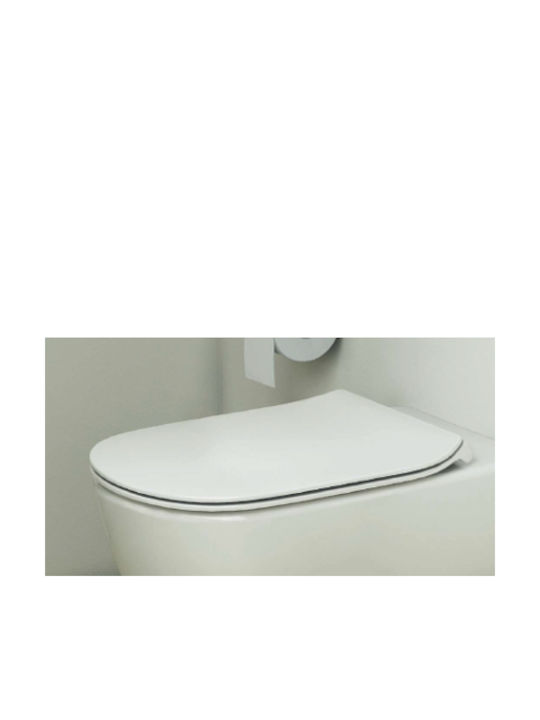 Ideal Standard Bakelite Toilet Slim Seat White Tesi II 45cm