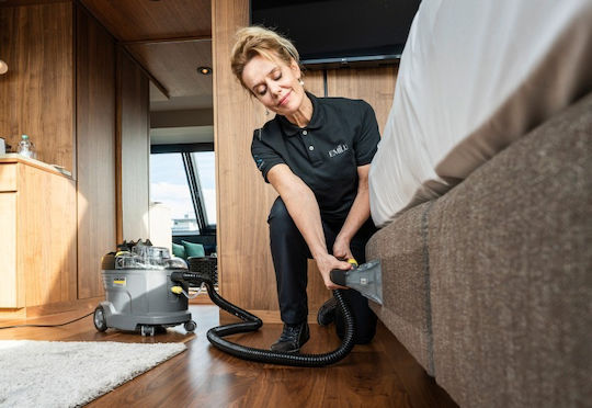 Karcher Puzzi 8/1 Facelift Vacuum Wet / Dry 1200W with Plastic Bin 8lt