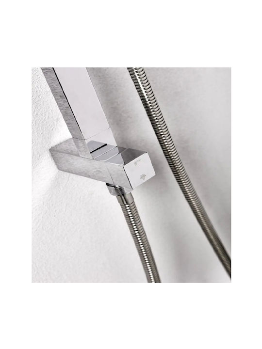 Tema Στήλη Ντουζ χωρίς Μπαταρία 85cm Ασημί