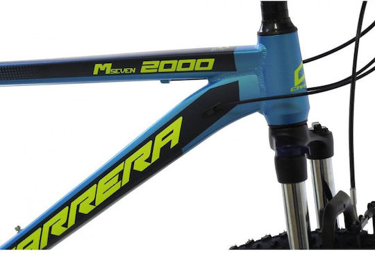 Carrera M7 2000 HD 27.5" 2021 Μπλε Mountain Bike με 21 Ταχύτητες