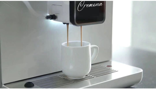 Acopino Cremona Automatic Espresso Machine 1500W Pressure 19bar with Grinder White