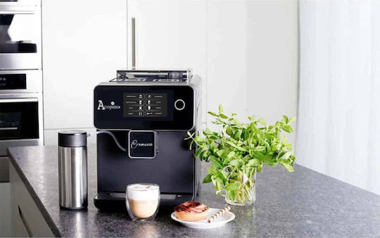 Acopino Cremona Automatic Espresso Machine 1500W Pressure 19bar with Grinder Black