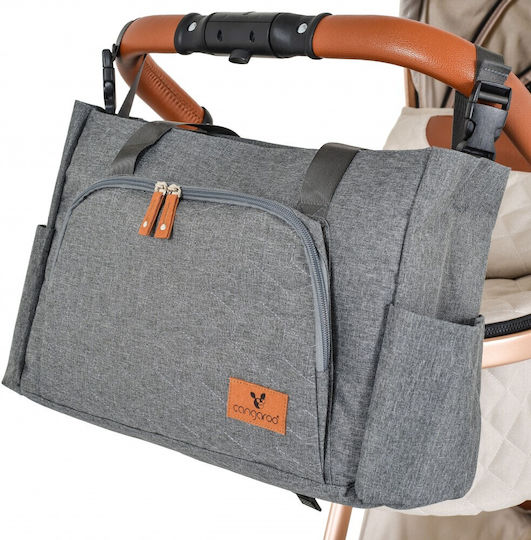 Cangaroo Shoulder/Hand Diaper Bag Keily 109991 Grey 44x13x29cm.