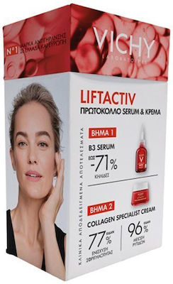 Vichy Liftactiv Specialist B3 Skin Care Set for Αnti-ageing with Serum & Face Cream