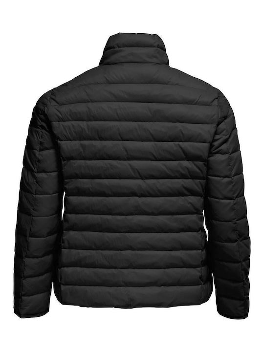 Tahoe Κοντό Γυναικείο Puffer Μπουφάν για Χειμώνα Μαύρο