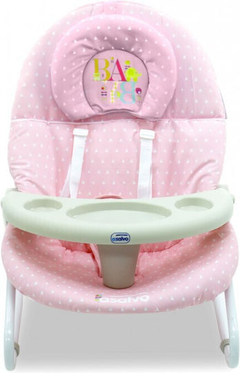 Asalvo Electric Relax pentru Bebeluși Leagăn cu Muzică Roz pentru Copil până la 9kg