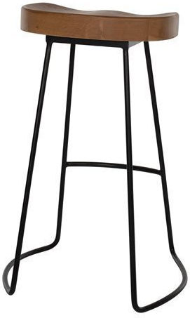 Табуретка Бар Дърво Черно 45x36x71бр