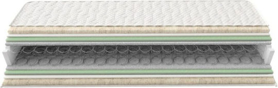 Strom Eco Therapy Single Ergonomic Mattress Foam / Latex Double-Sided 90x200cm with Independent Springs
