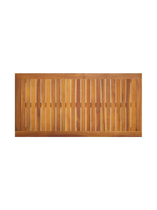 Garden Table from Acacia Brown 110x55x67cm