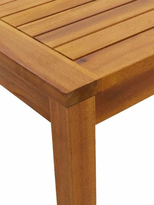 Garden Table from Acacia Brown 110x55x67cm