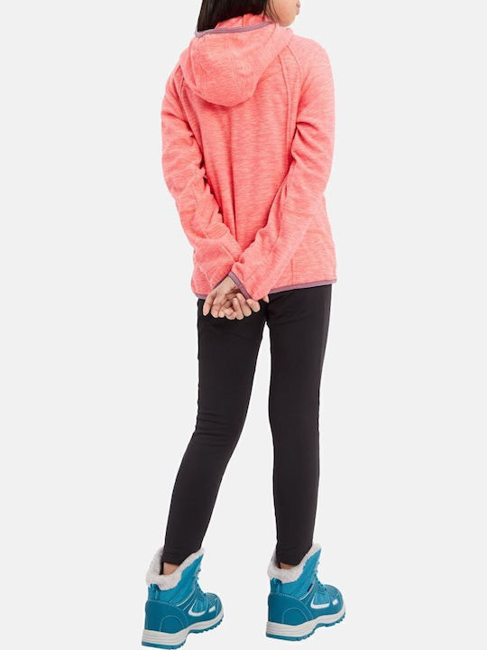 Fleece Kids Sweatshirt Cardigan Orange Choco III