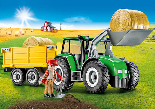 Playmobil Country Τρακτέρ με Τρέιλερ για 4 ετών