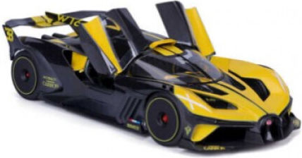 Bburago Mașinuță Bugatti Bolide - Galben 1:18 pentru 14+ Ani