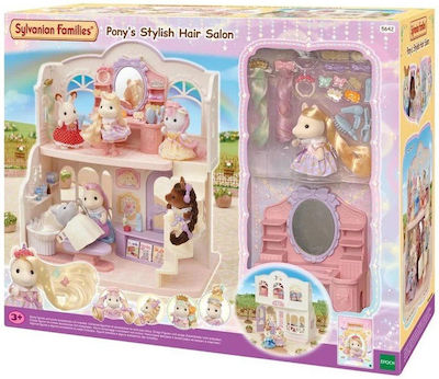 Epoch Toys Jucărie Miniatură Pony's Stylish Hair Salon Familii Sylvanian