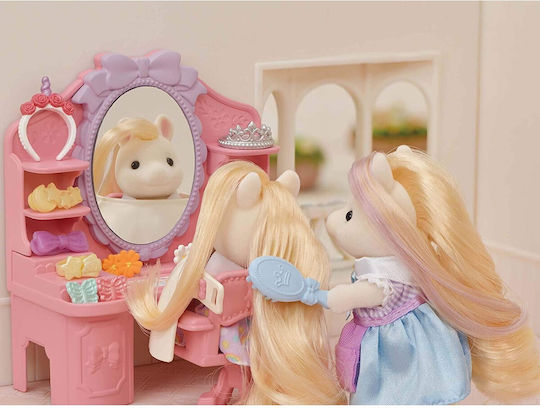 Epoch Toys Pony's Stylish Hair Salon Sylvanian Families for Ages 3 Plus