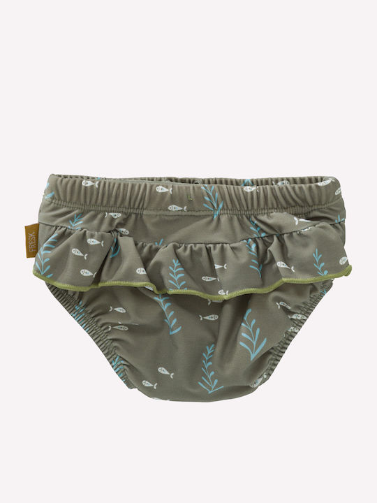 Fresk Kinder Badeanzug Schwimmwindel Grün