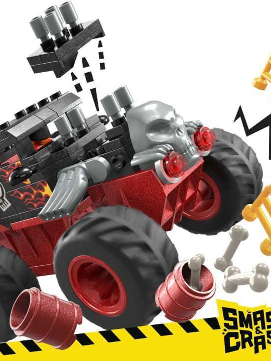 Παιχνιδολαμπάδα Smash & Crash - Bone Shaker για 5+ Ετών Hot Wheels