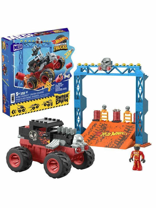 Παιχνιδολαμπάδα Smash & Crash - Bone Shaker για 5+ Ετών Hot Wheels