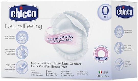 Chicco Extra Comfort Breast Pads Επιθέματα Στήθους 60τμχ