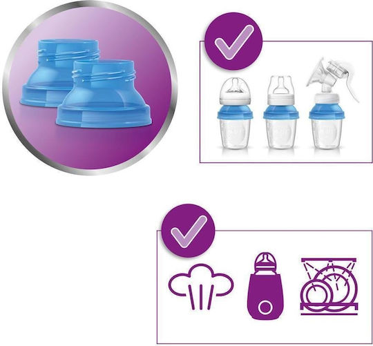 Philips Δοχεία Αποθήκευσης Μητρικού Γάλακτος 180ml 10τμχ