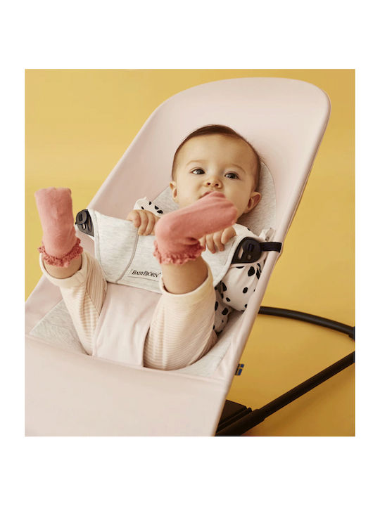 BabyBjorn Manual Baby Relax Balance Soft Light Pink & Grey for Child up to 13kg