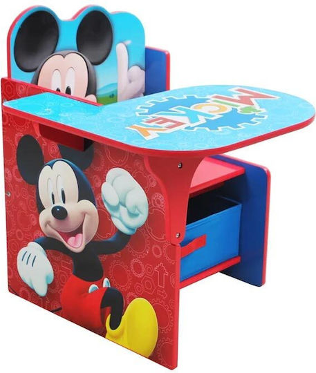 Mickey Mouse Kids Desk made of Wood Blue