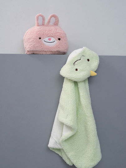 Palamaiki Blanket Nursery Swaddling Blankets New Baby NB0131 Fleece Green 70x100cm