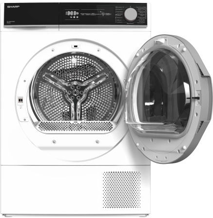 Sharp KD-HHH8S8GW3 Στεγνωτήριο 8kg A+++ με Αντλία Θερμότητας