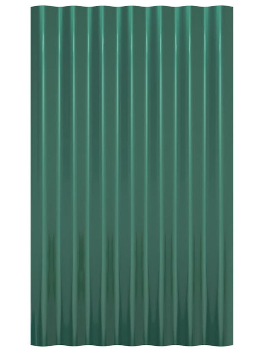 vidaXL Verzinkt Panel Dach Π60xΒ36cm