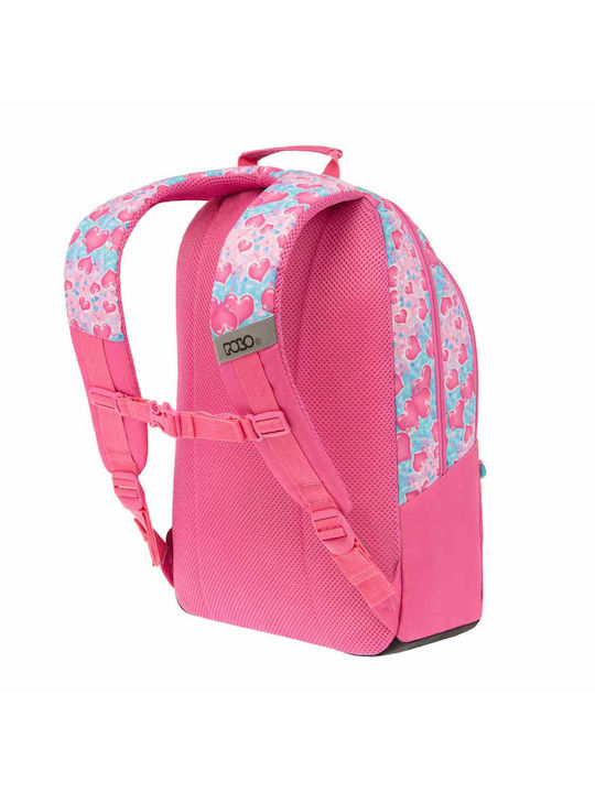 Polo Minor Schulranzen Rucksack Junior High-High School in Rosa Farbe 20Es