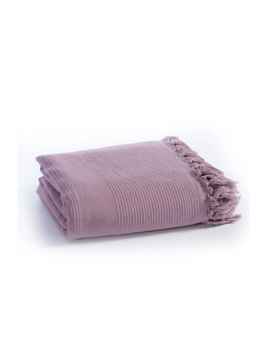 Nef-Nef Homeware Ριχτάρι Διθέσιου Καναπέ Fargo 180x250εκ. Mauve