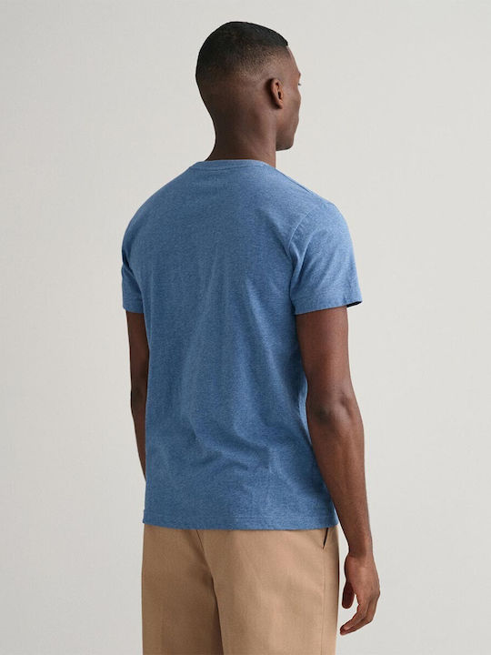 Gant Archive Shield Men's Short Sleeve T-shirt Blue