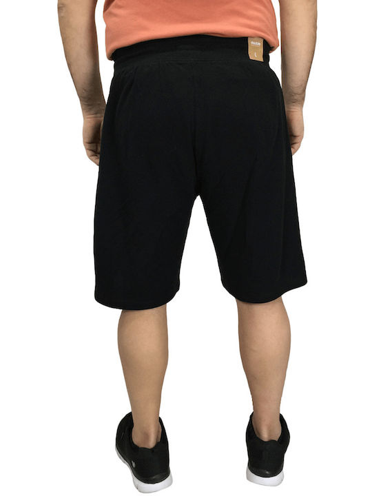 Double Sportliche Herrenshorts Schwarz