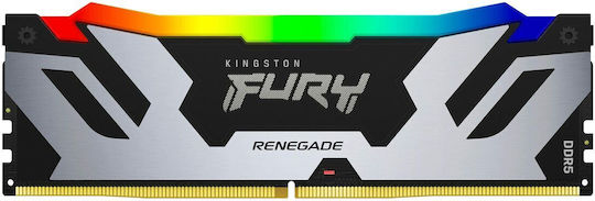 Kingston Fury Renegade RGB DDR5 64GB RAM with 2x32GB Modules and Speed 6000 for Desktop
