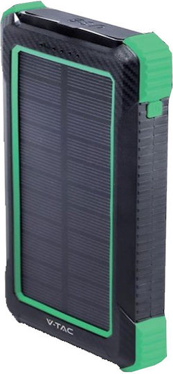 V-TAC Solar Power Bank 10000mAh 10W cu Port USB-A Negru