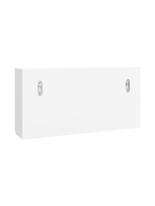 vidaXL Wall Key Holder Wooden 3 positions 40x8.5x20cm