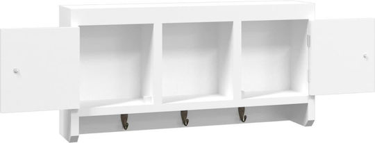 vidaXL Wand-Schlüsselanhänger Holz 3 Haken 40x8,5x20cm