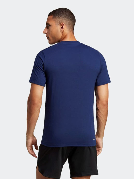 adidas Train Essentials Feelready Αθλητικό T-shirt Dark Blue / White