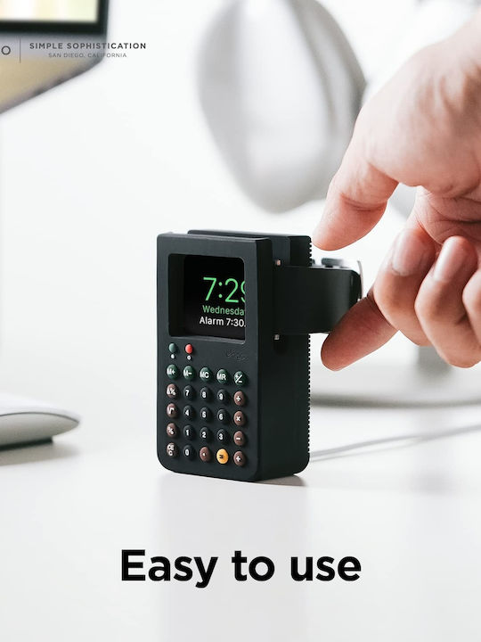 Elago W8 Stand Charging Station Зарядно за Apple Watch Черен