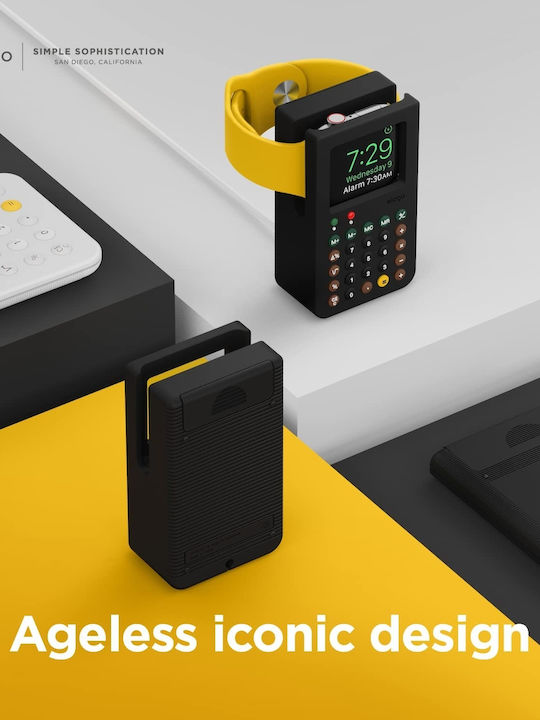 Elago W8 Stand Charging Station Зарядно за Apple Watch Черен