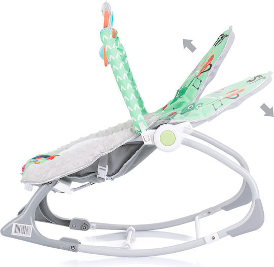 Chipolino Elektrisch Baby Relax Spa mit Musik und Vibration Grün für Kind bis 9kg