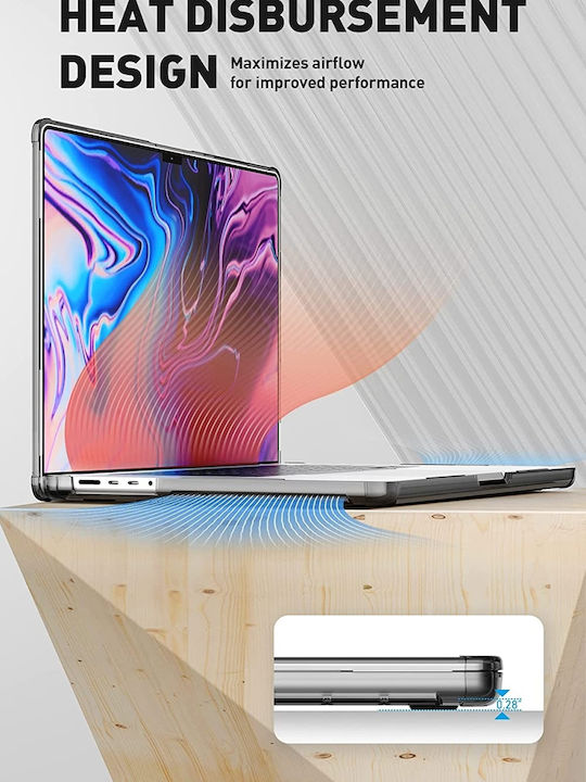 Θήκη Supcase Unicorn Beetle Apple Macbook Pro 16 2021-2024 M4 M3 M2 M1 Pro Max Μαυρο