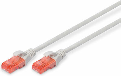 Digitus U/UTP Cat.6 Καλώδιο Δικτύου Ethernet 1.5m Γκρι