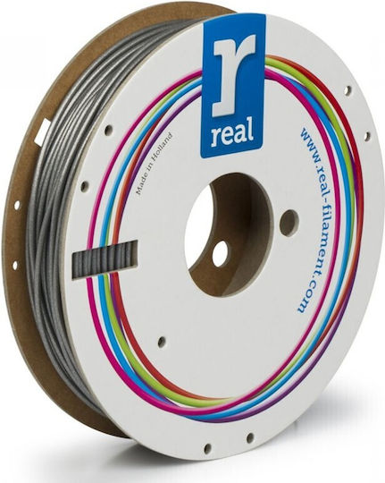 Real Filament PLA 3D Принтер Филамент 2.85мм Искрящо Сребристо 0.5кг 1бр Макарa