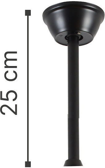 Inlight Nitinat Deckenventilator 132cm mit Leuchte Braun / Schwarz