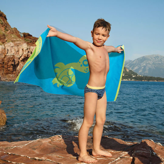 Greenwich Polo Club 3763 Kids Beach Towel Blue 140x70cm
